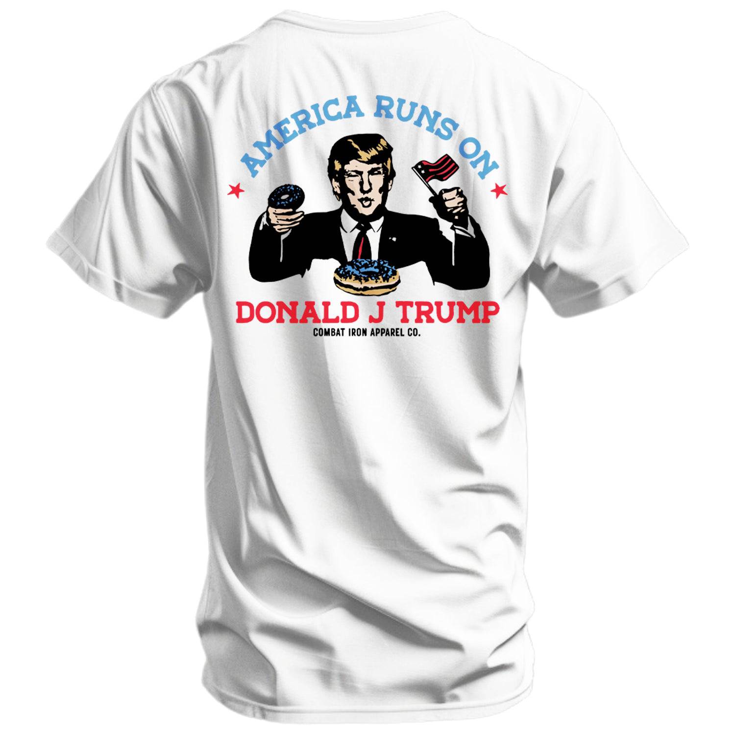 America Run's On Donald J. Trump Men's T-Shirt Hoodie, Sweatshirt | CiraTrend.com (Image 1)