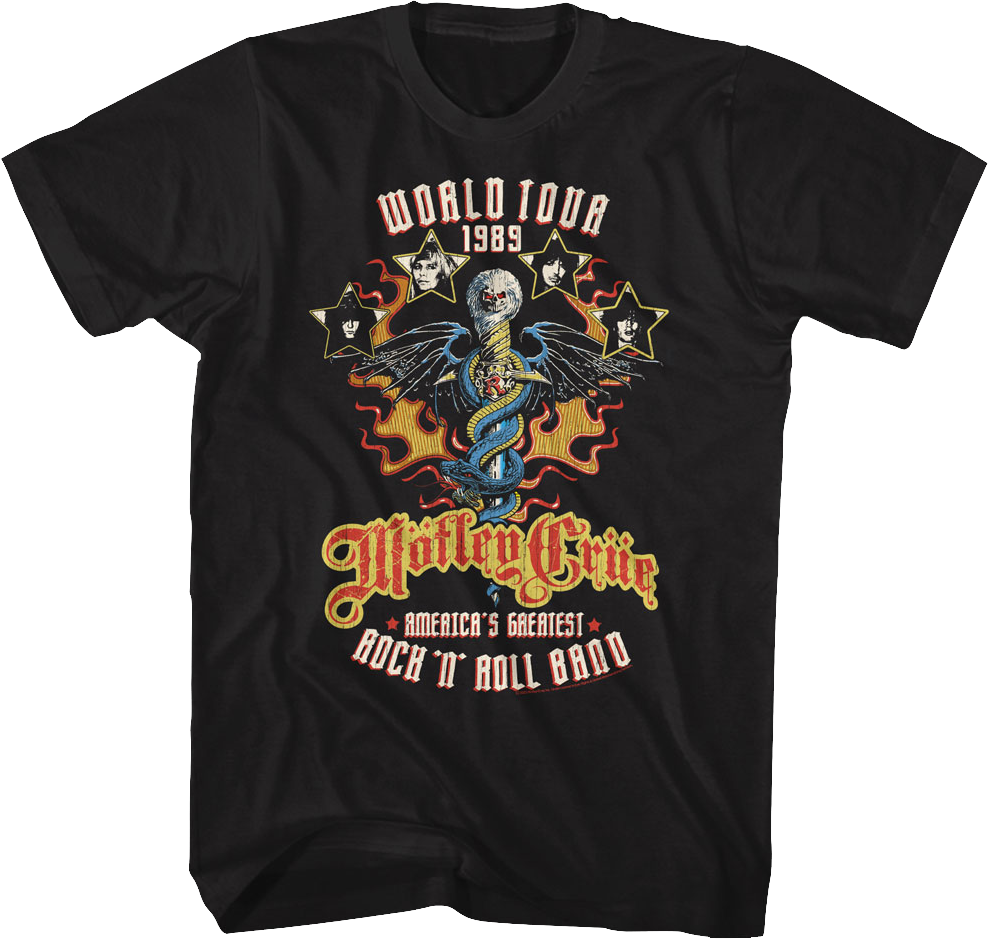 America's Greatest Rock 'N' Roll Band Motley Crue T-Shirt Hoodie, Sweatshirt | CiraTrend.com (Image 1)