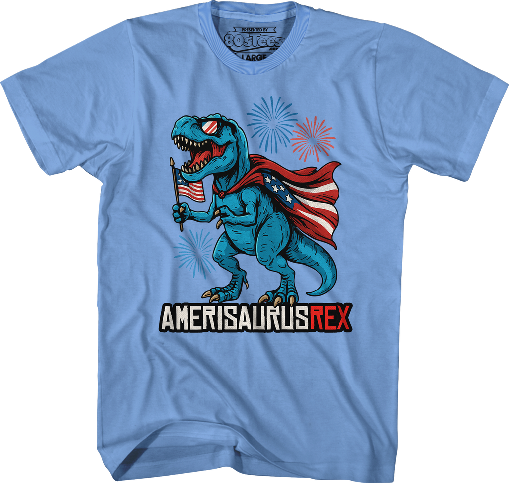 Amerisaurus Rex T-Shirt Hoodie, Sweatshirt | CiraTrend.com (Image 3)