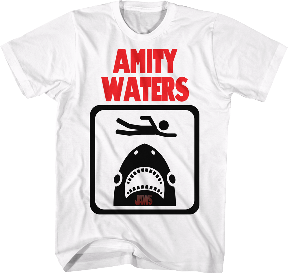 Amity Waters Jaws T-Shirt Hoodie, Sweatshirt | CiraTrend.com (Image 1)