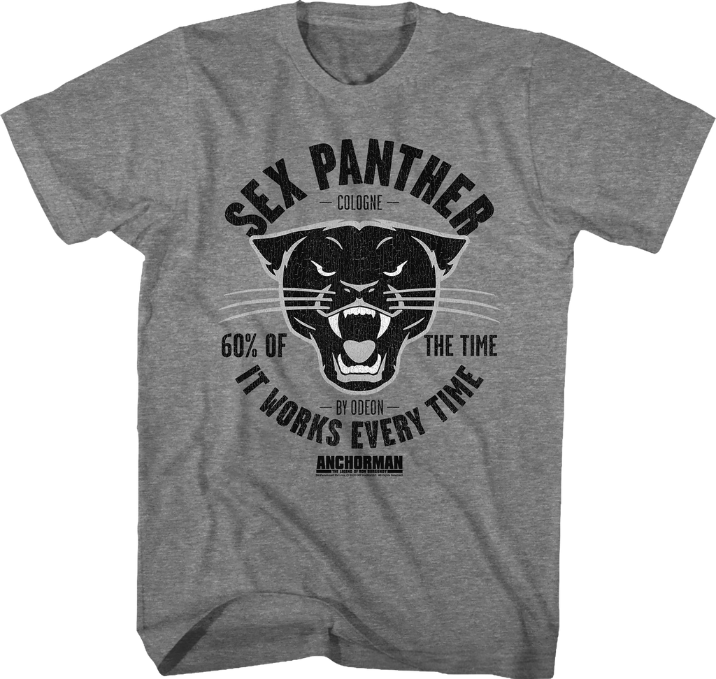 Anchorman Sex Panther Cologne T-Shirt Hoodie, Sweatshirt | CiraTrend.com (Image 1)