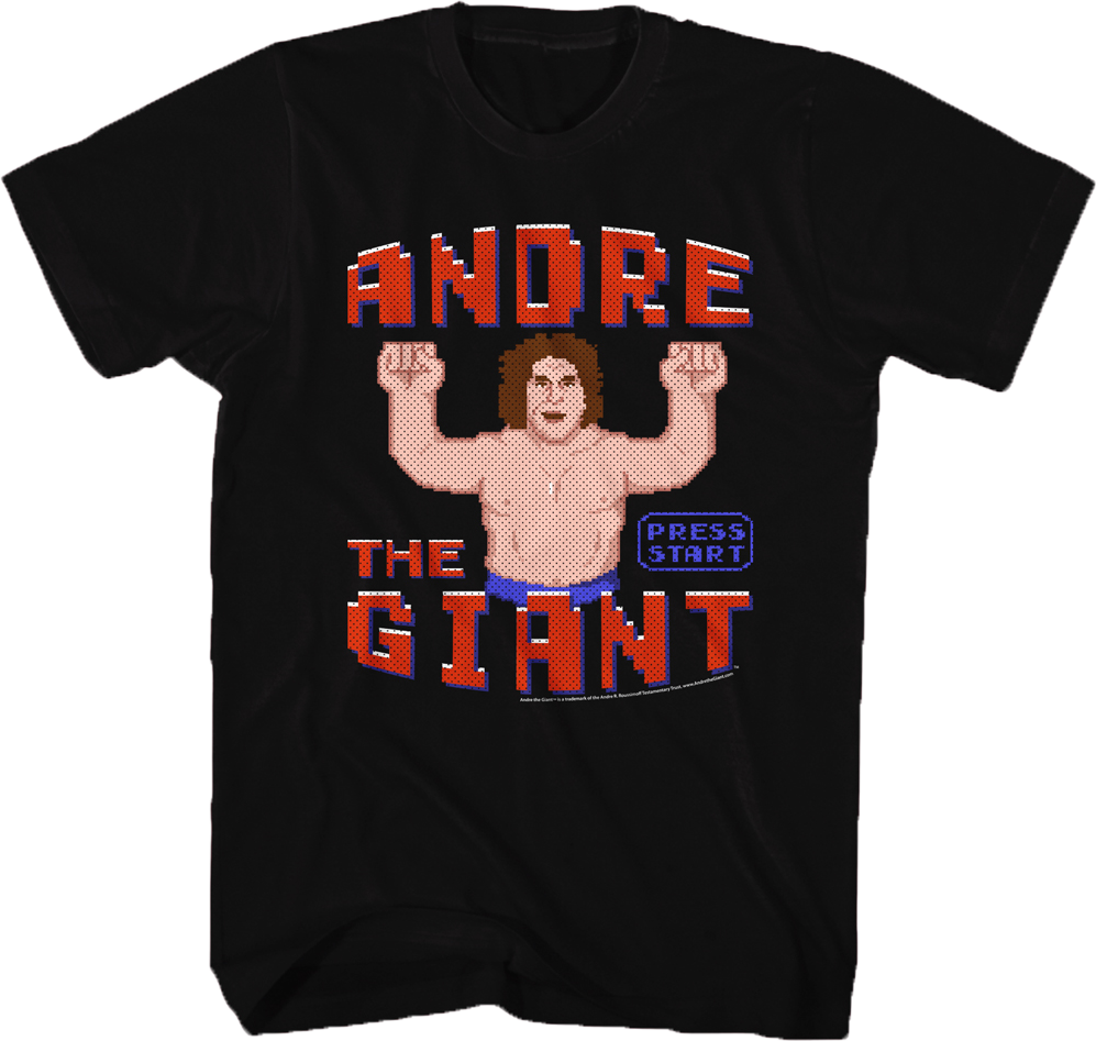 Andre The Giant Video Game T-Shirt Hoodie, Sweatshirt | CiraTrend.com (Image 1)