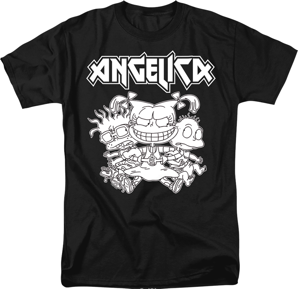 Angelica Rocks Rugrats T-Shirt Hoodie, Sweatshirt | CiraTrend.com (Image 1)