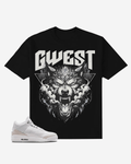 Angry Wolf Beast Oversized T-Shirt Hoodie, Sweatshirt | CiraTrend.com (Image 1)