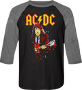 Angus Young Bloody Guitar ACDC Raglan Baseball Shirt Hoodie, Sweatshirt | CiraTrend.com (Image 1)