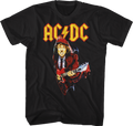 Angus Young Bloody Guitar ACDC Shirt Hoodie, Sweatshirt | CiraTrend.com (Image 1)