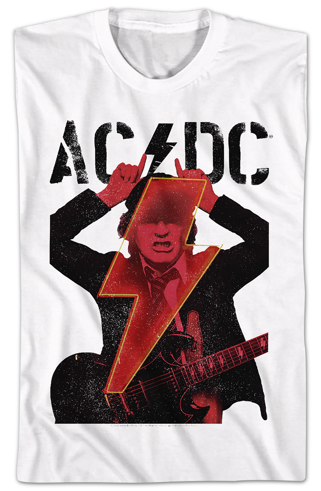 Angus Young Devil Horns ACDC T-Shirt Hoodie, Sweatshirt | CiraTrend.com (Image 2)