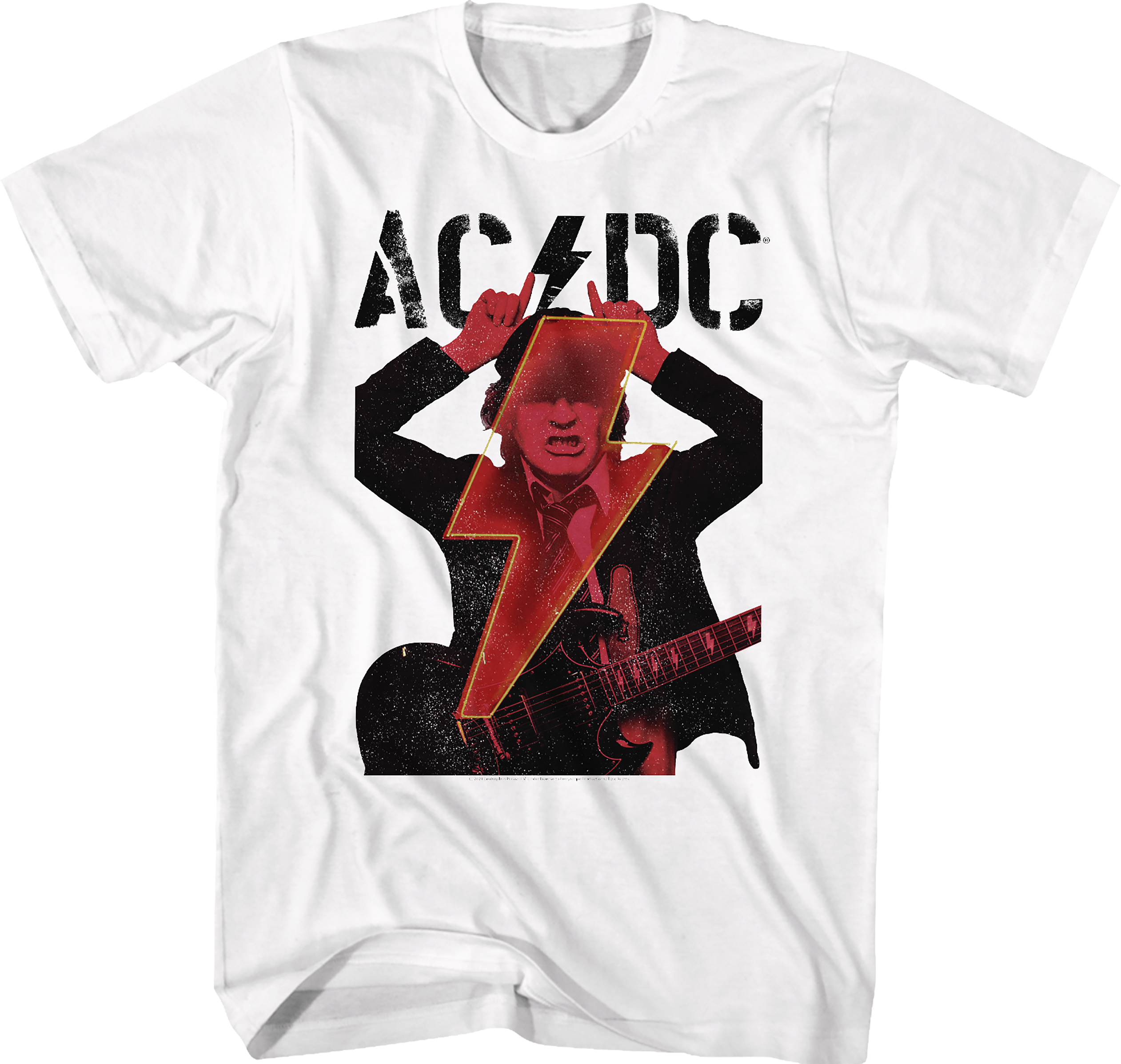 Angus Young Devil Horns ACDC T-Shirt Hoodie, Sweatshirt | CiraTrend.com (Image 1)
