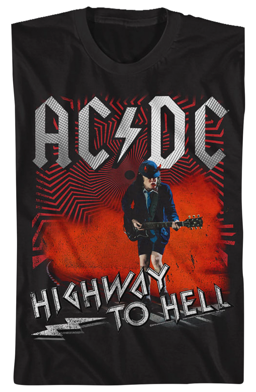 Angus Young Highway To Hell ACDC T-Shirt Hoodie, Sweatshirt | CiraTrend.com (Image 2)