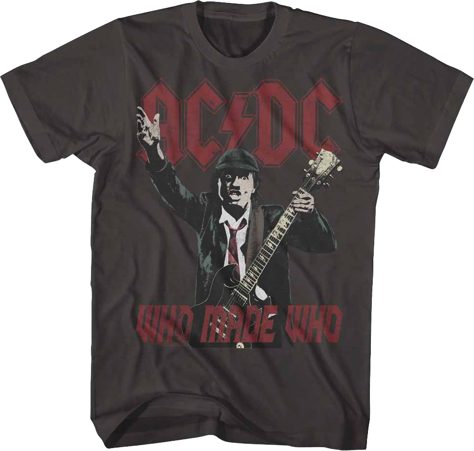 Angus Young Who Made Who ACDC T-Shirt Hoodie, Sweatshirt | CiraTrend.com (Image 1)