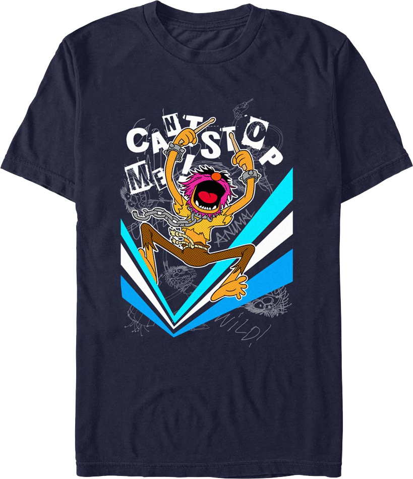 Animal Can't Stop Me Muppets T-Shirt Hoodie, Sweatshirt | CiraTrend.com (Image 1)