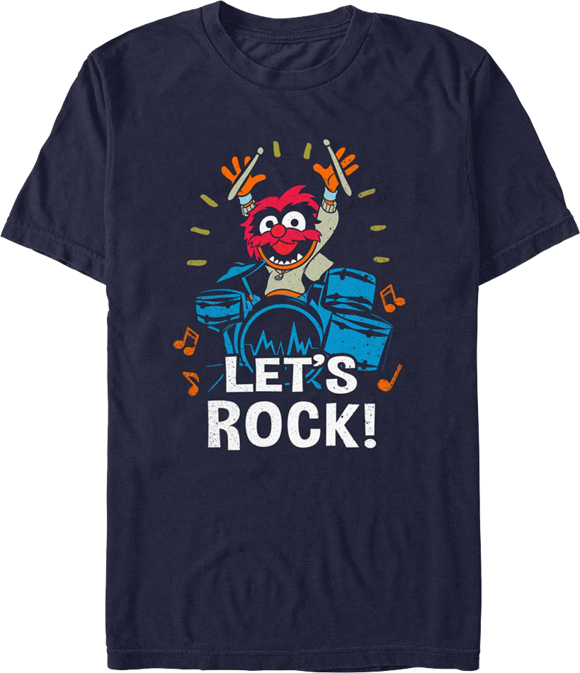 Animal Let's Rock Muppets T-Shirt Hoodie, Sweatshirt | CiraTrend.com (Image 1)