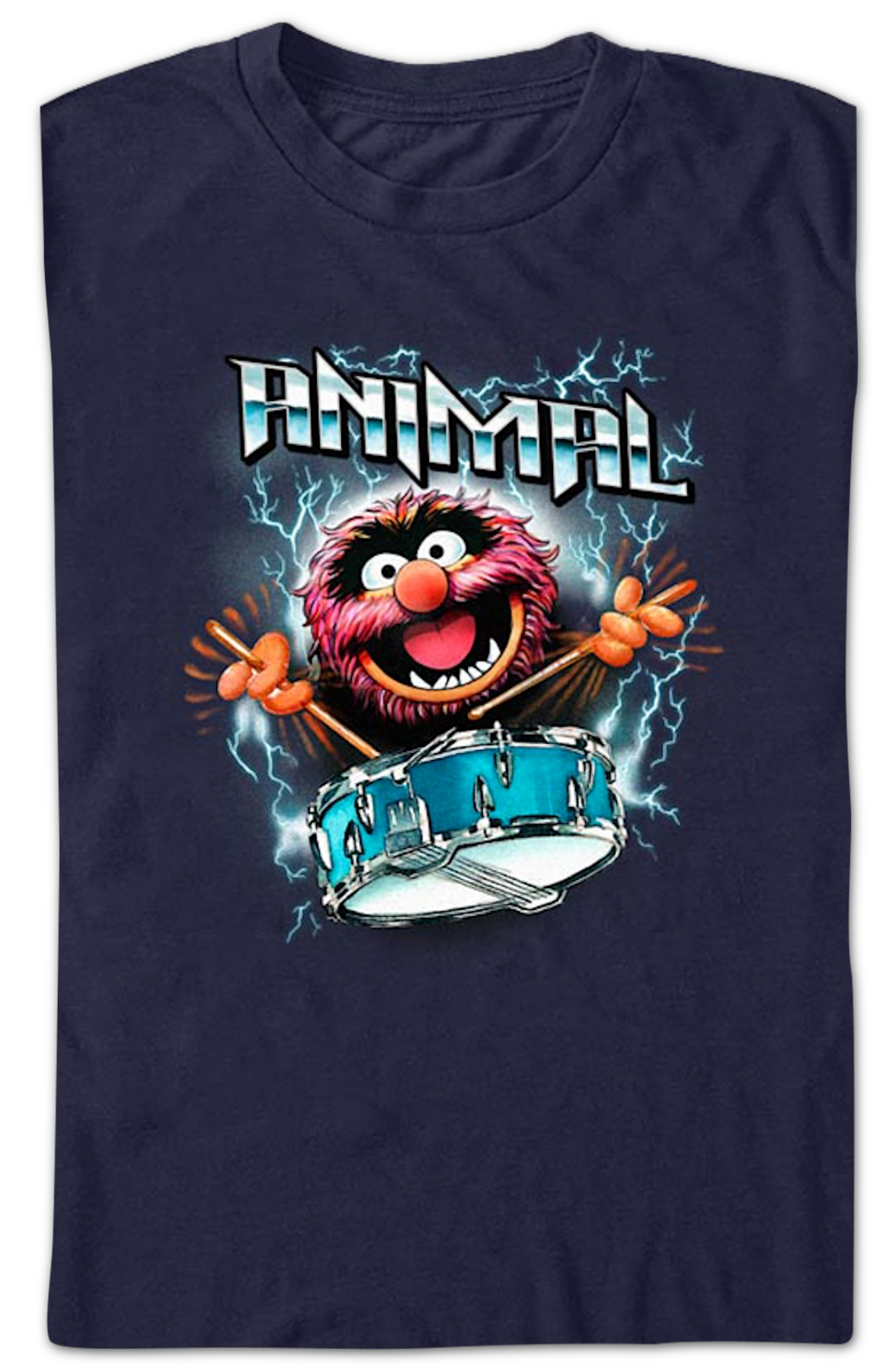 Animal Lightning Drumroll Muppets T-Shirt Hoodie, Sweatshirt | CiraTrend.com (Image 2)