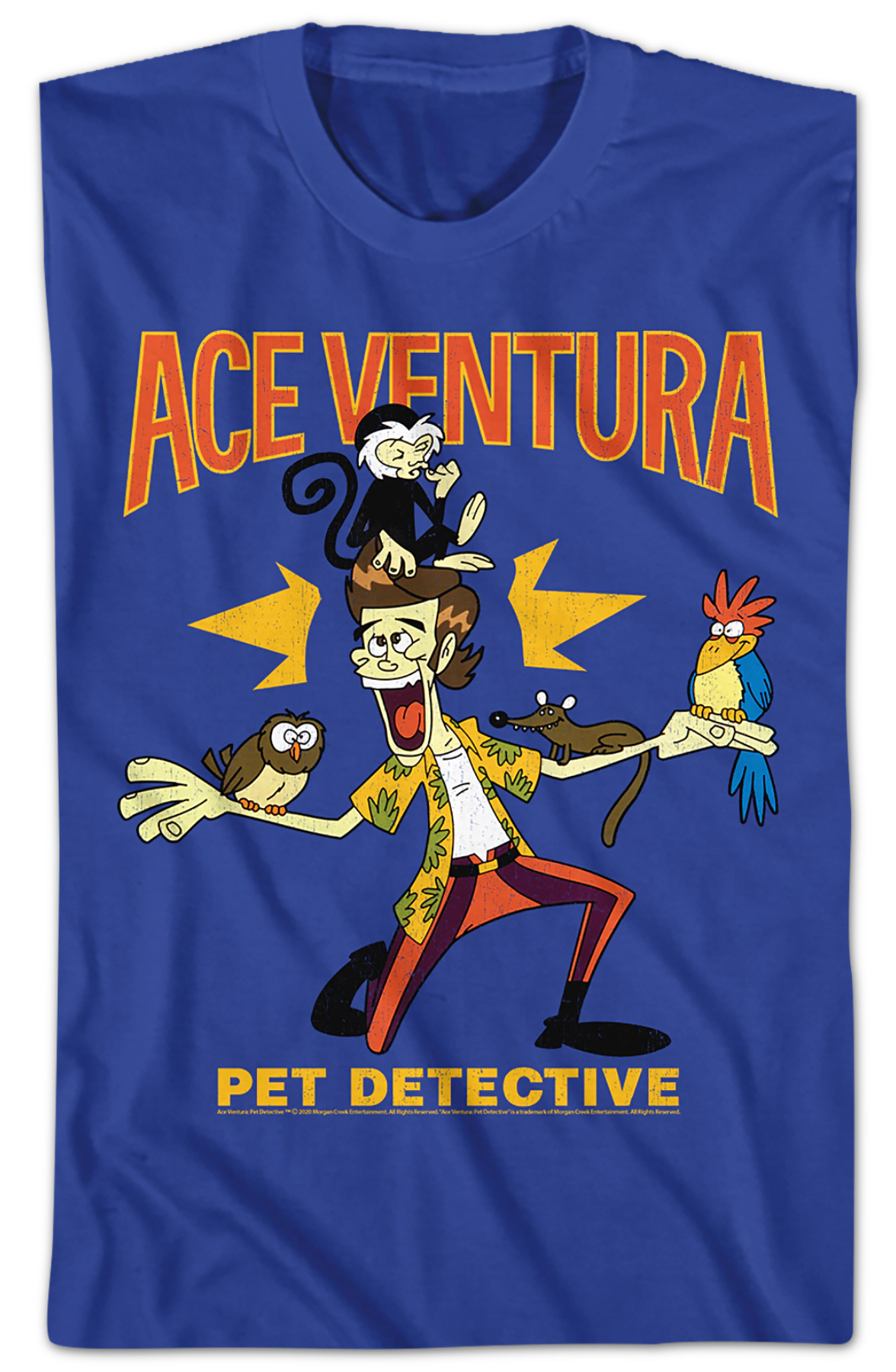 Animated Ace Ventura Pet Detective T-Shirt Hoodie, Sweatshirt | CiraTrend.com