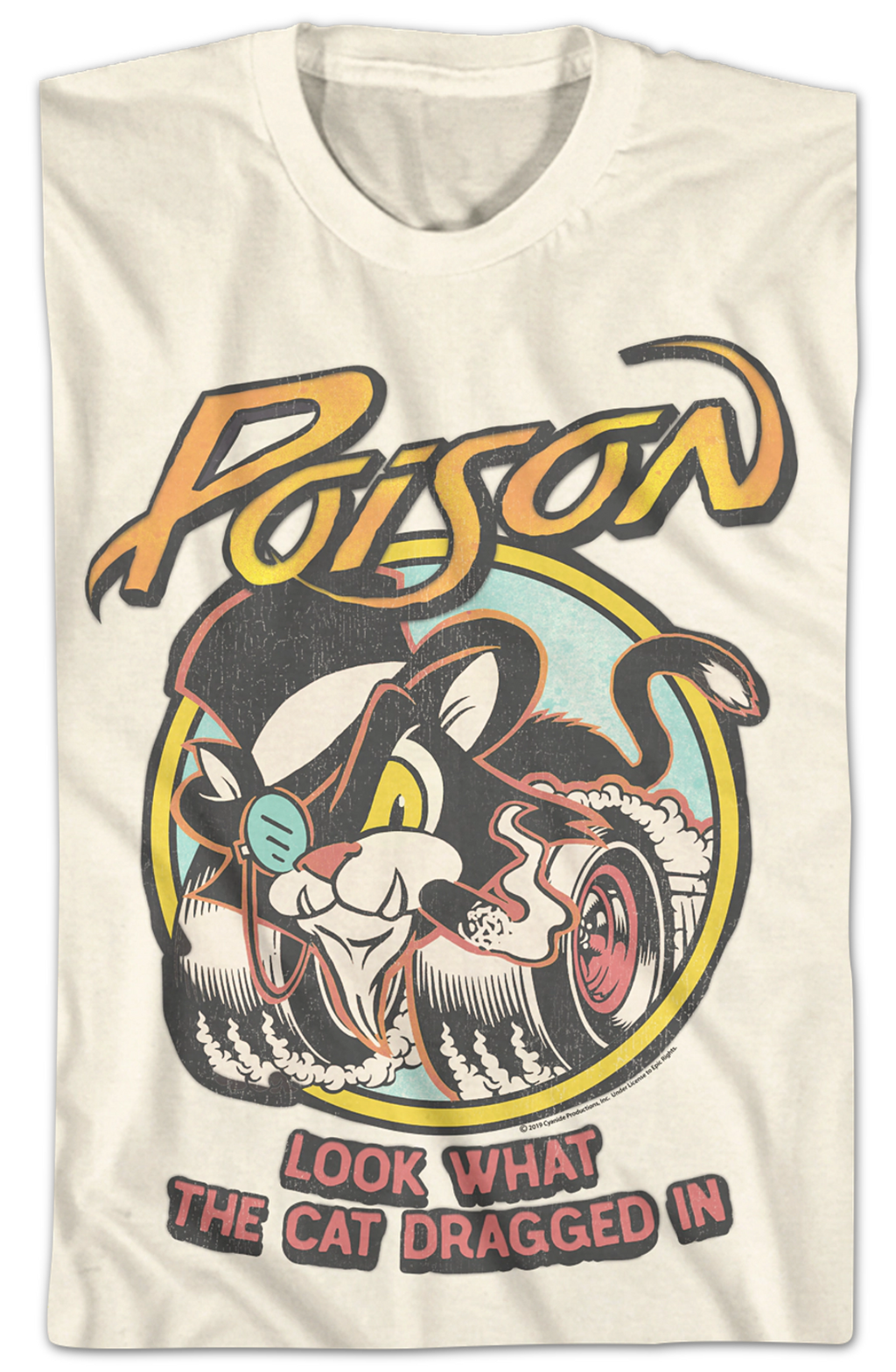 Animated Look What The Cat Dragged In Poison T-Shirt Hoodie, Sweatshirt | CiraTrend.com (Image 2)