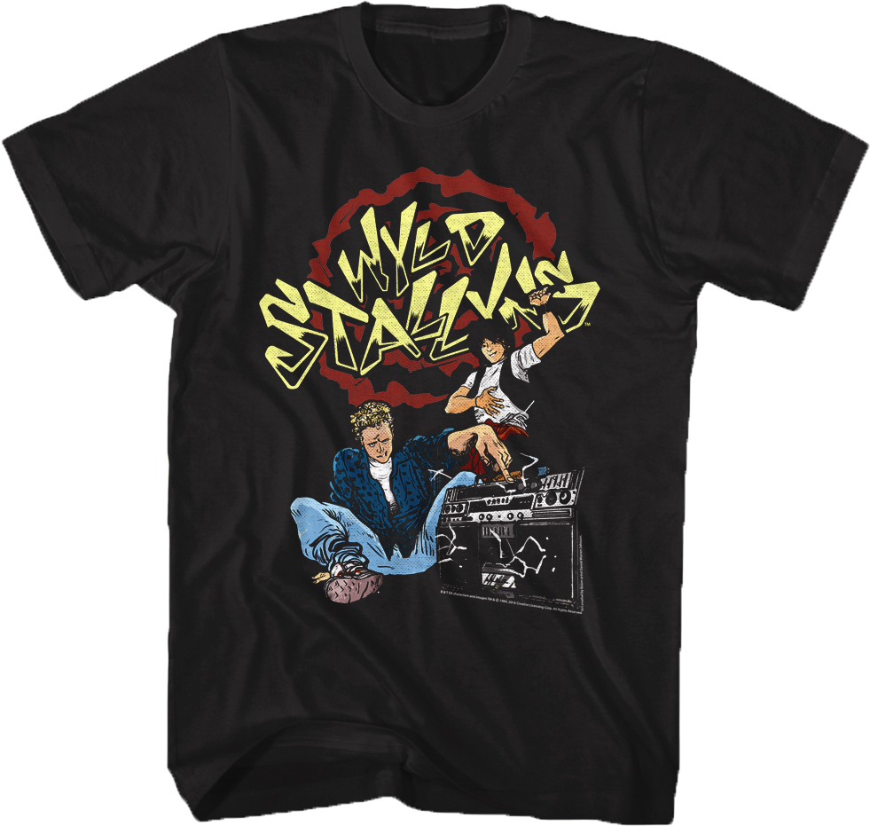 Animated Wyld Stallyns T-Shirt Hoodie, Sweatshirt | CiraTrend.com (Image 1)