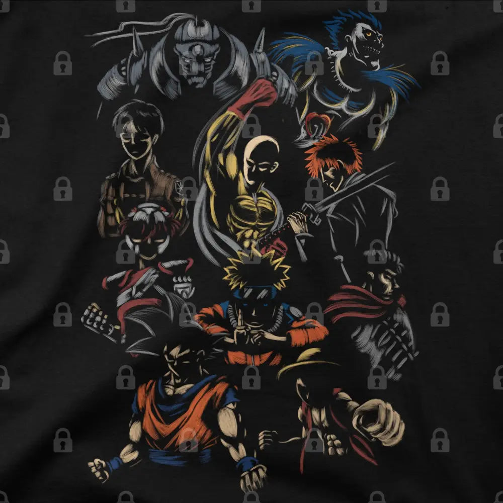 Anime Heroes T-Shirt Hoodie, Sweatshirt | CiraTrend.com (Image 1)