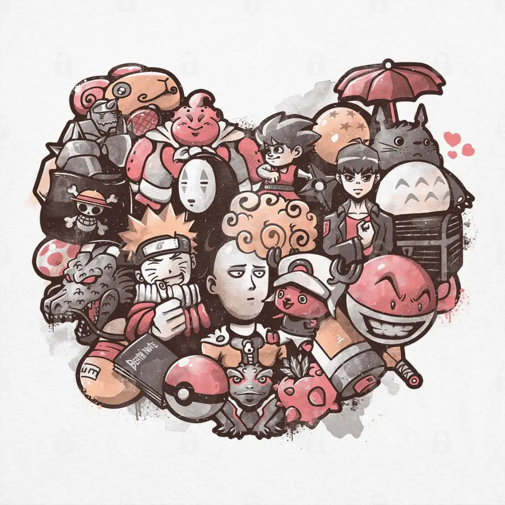 Anime Love T-Shirt Hoodie, Sweatshirt | CiraTrend.com (Image 1)
