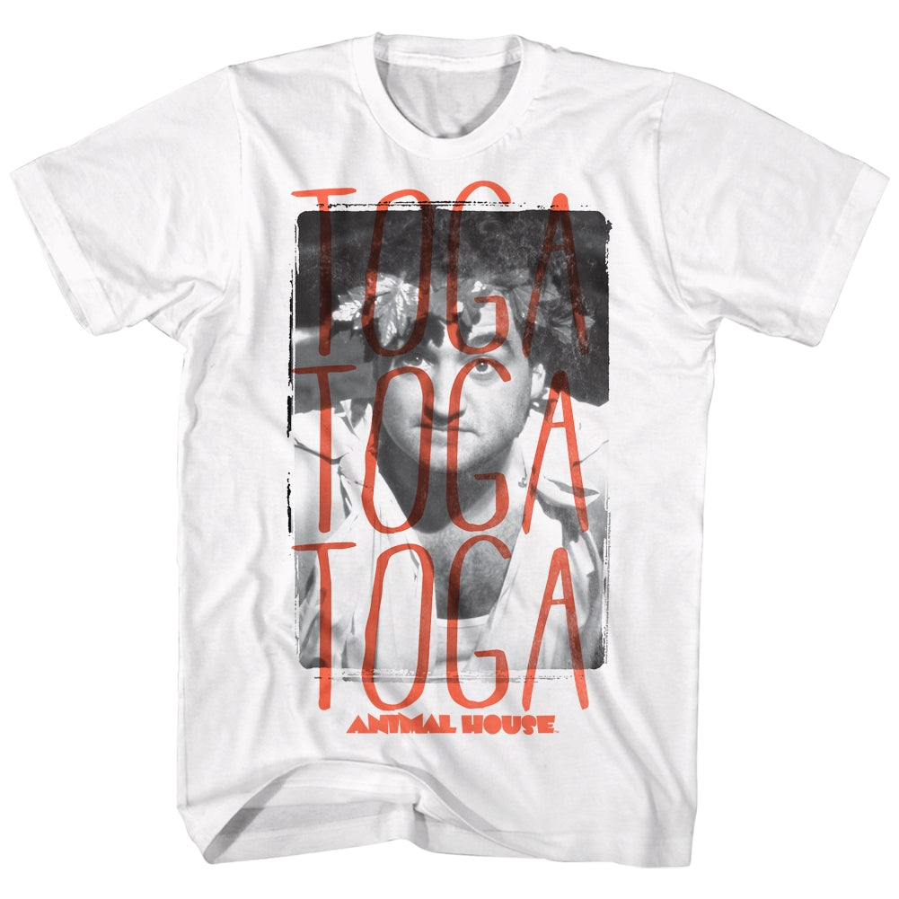 Animal House Mens S/S T-Shirt - Togatogatoga - Solid White Hoodie, Sweatshirt | CiraTrend.com