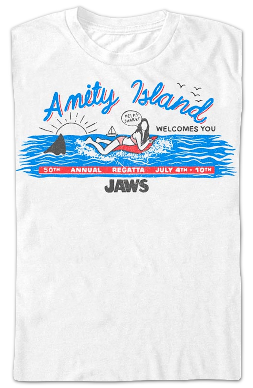 Annual Regatta Billboard Jaws T-Shirt Hoodie, Sweatshirt | CiraTrend.com (Image 2)