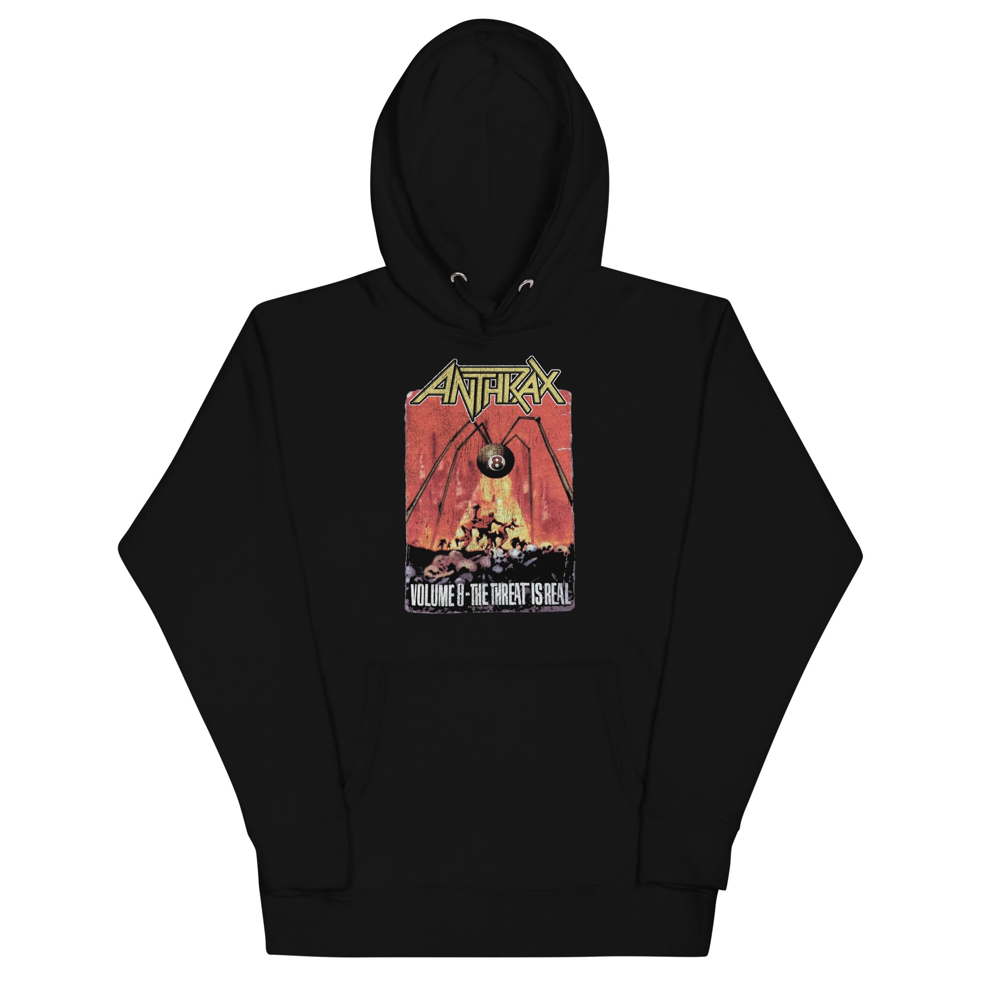 Anthrax The Threat Is Real Mens Hoodie Black T-Shirts, Sweatshirt | CiraTrend.com