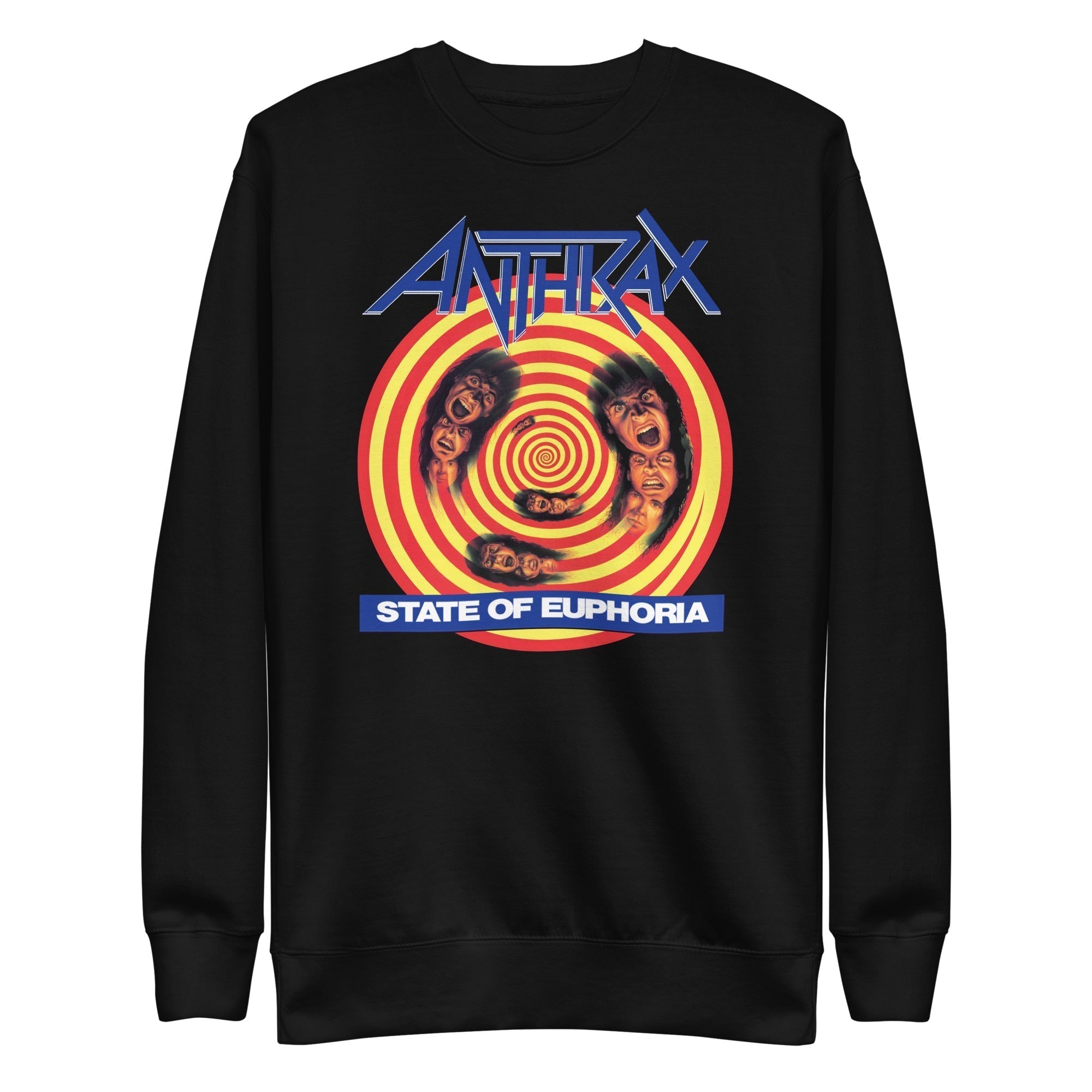 Anthrax State Of Euphoria Mens Sweatshirt Black T-Shirts, Hoodie | CiraTrend.com