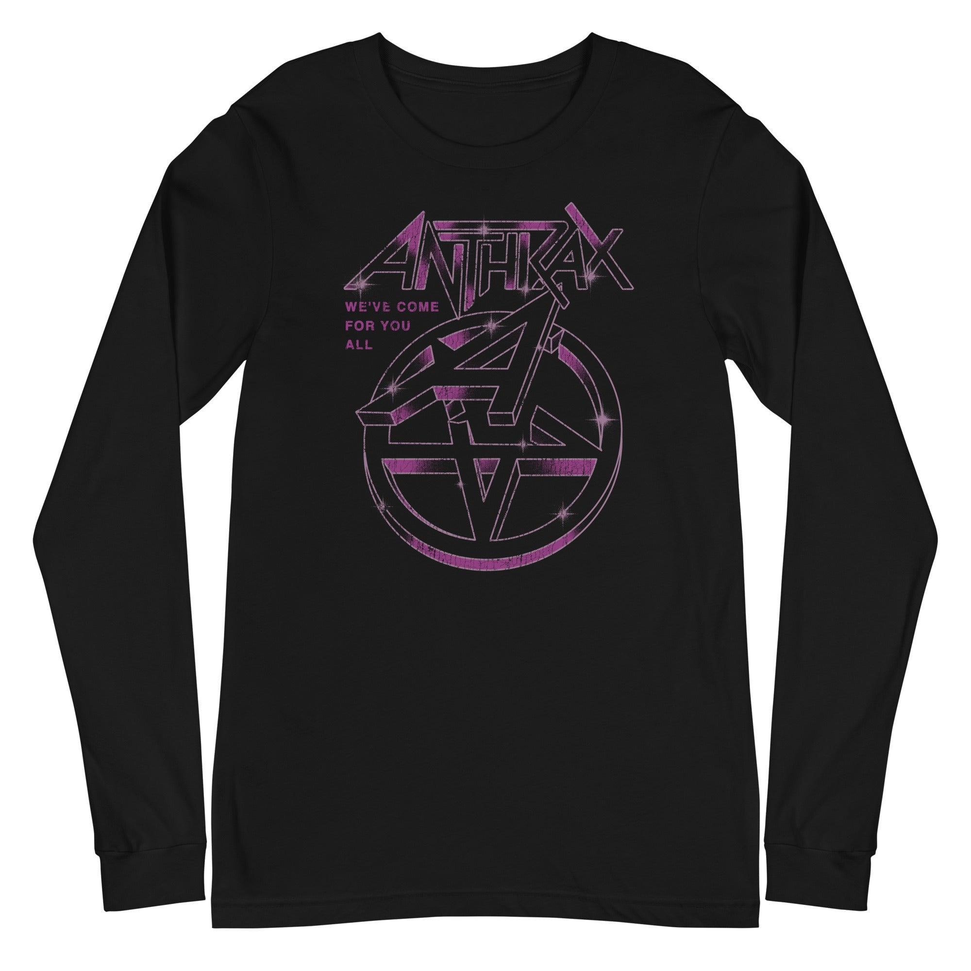 Anthrax Double A Mens Long Sleeve T Shirt Black Hoodie, Sweatshirt | CiraTrend.com