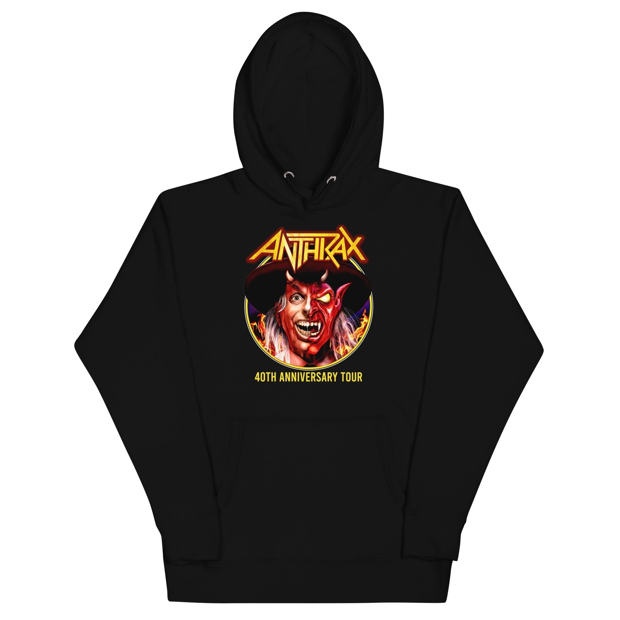 Anthrax Half Devil Mens Hoodie Black T-Shirts, Sweatshirt | CiraTrend.com