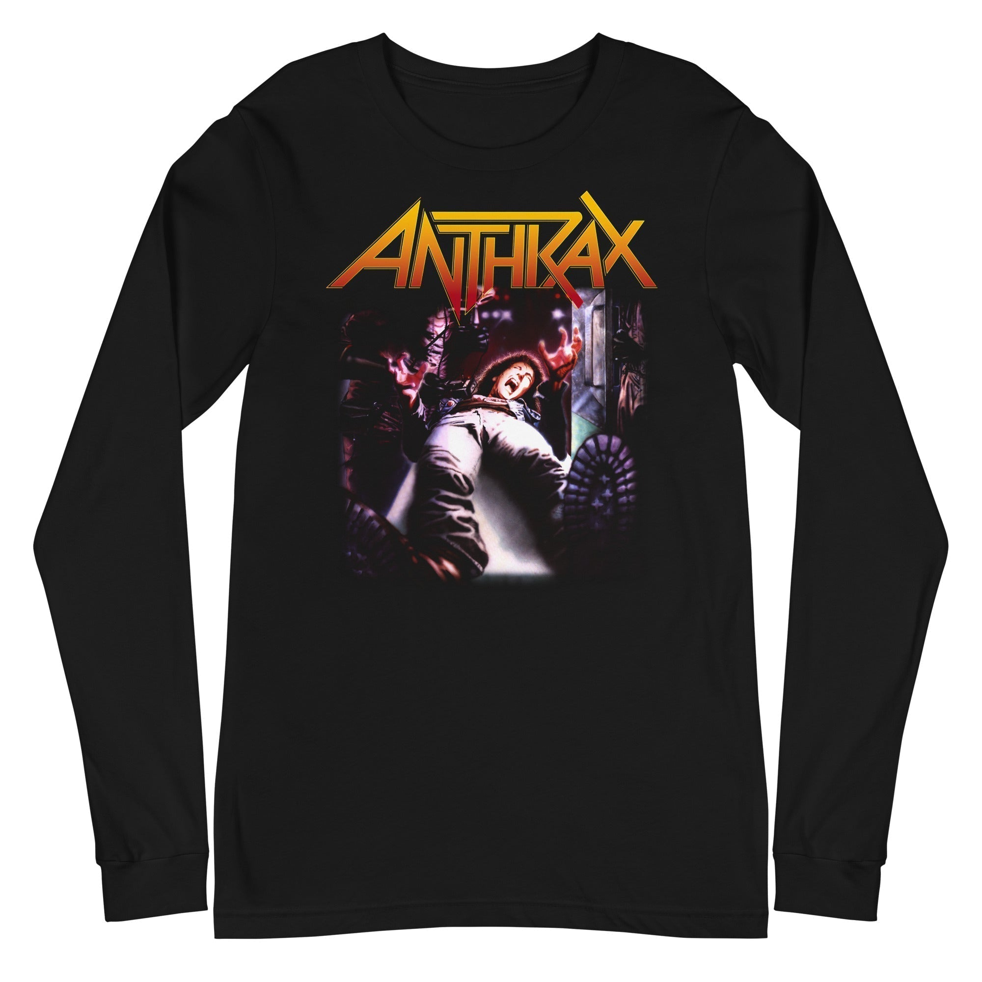 Anthrax Die on Your Feet Mens Long Sleeve T Shirt Black Hoodie, Sweatshirt | CiraTrend.com