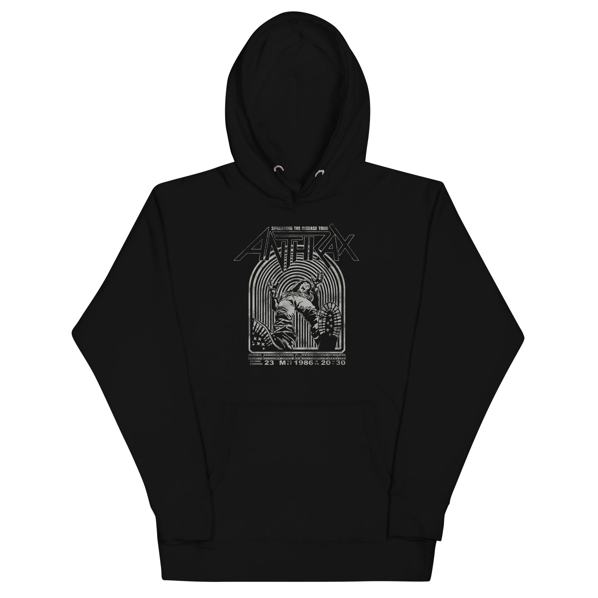 Anthrax 1986 Tour Classic Mens Hoodie Black T-Shirts, Sweatshirt | CiraTrend.com (Image 1)