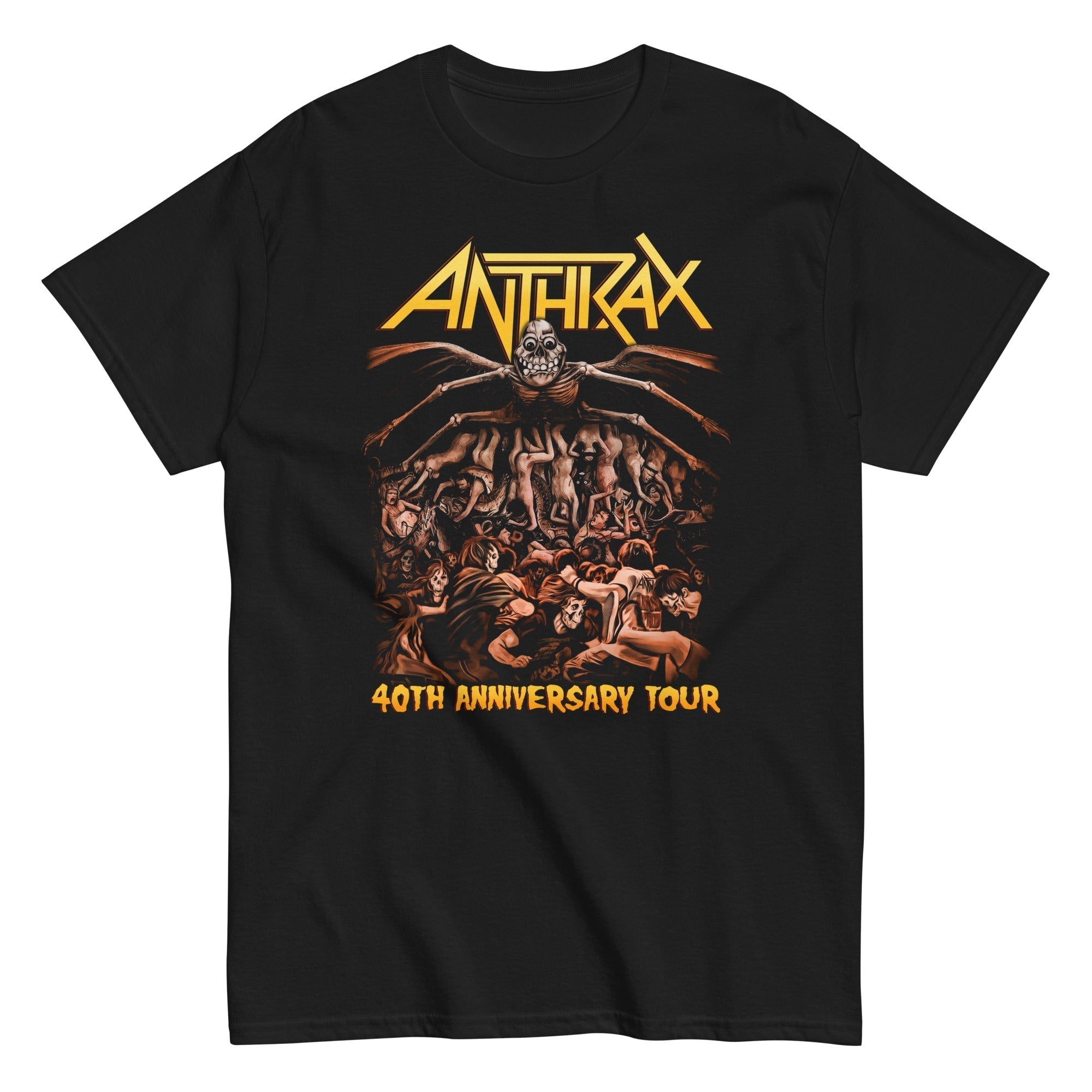 Anthrax 40th Anniversary Tour Mens T Shirt Black Hoodie, Sweatshirt | CiraTrend.com