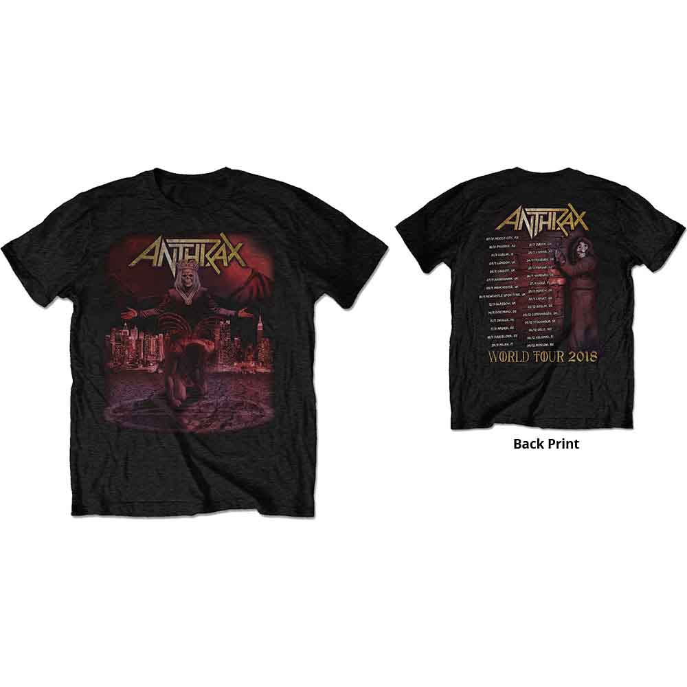 Anthrax  Bloody Eagle World Tour 2018 TShirt Black Hoodie, Sweatshirt | CiraTrend.com