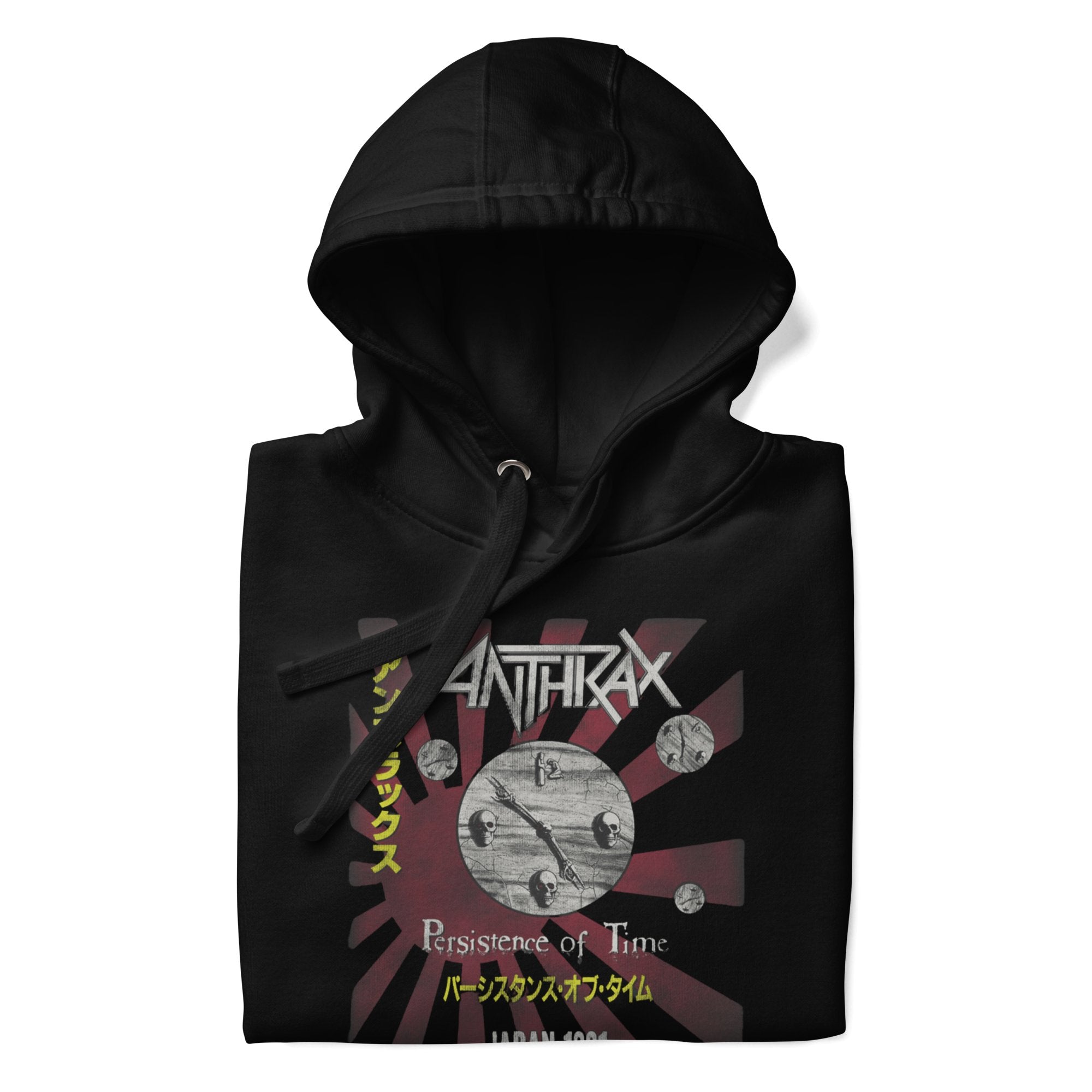 Anthrax Japan 91 Tour Classic Mens Hoodie Black T-Shirts, Sweatshirt | CiraTrend.com (Image 2)