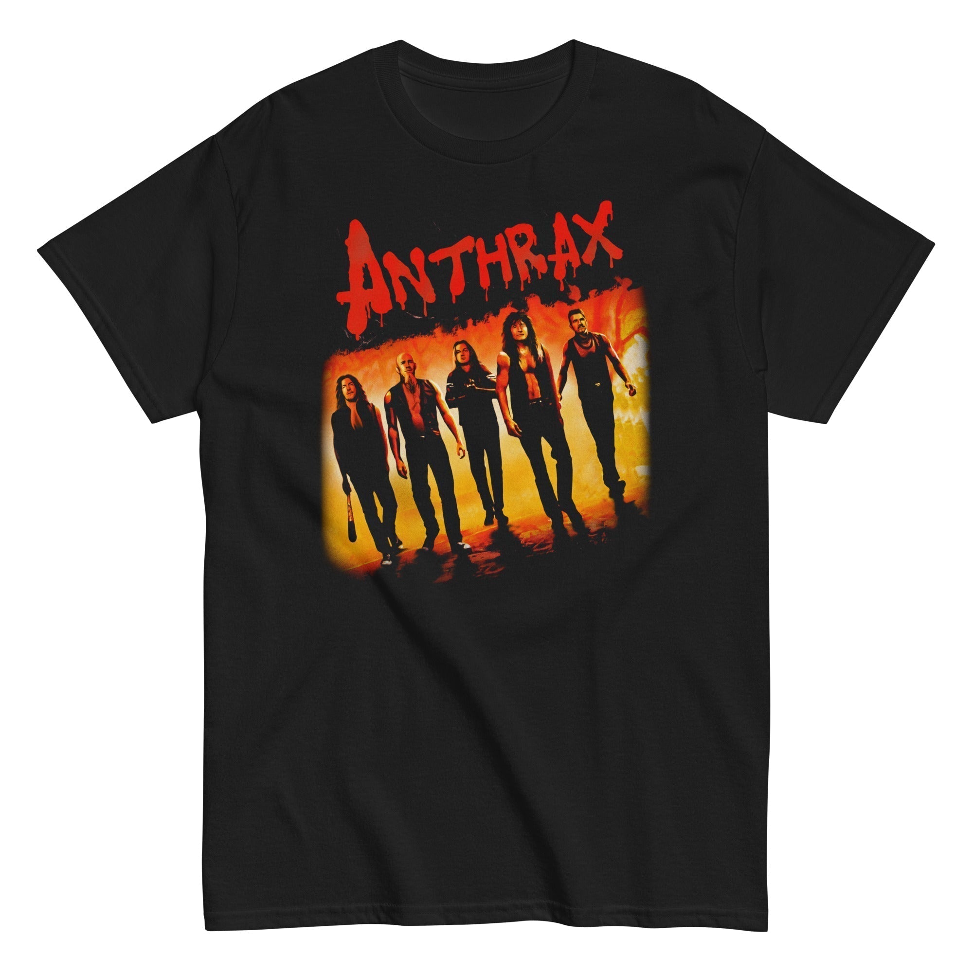 Anthrax Slanted Band Mens T Shirt Black Hoodie, Sweatshirt | CiraTrend.com