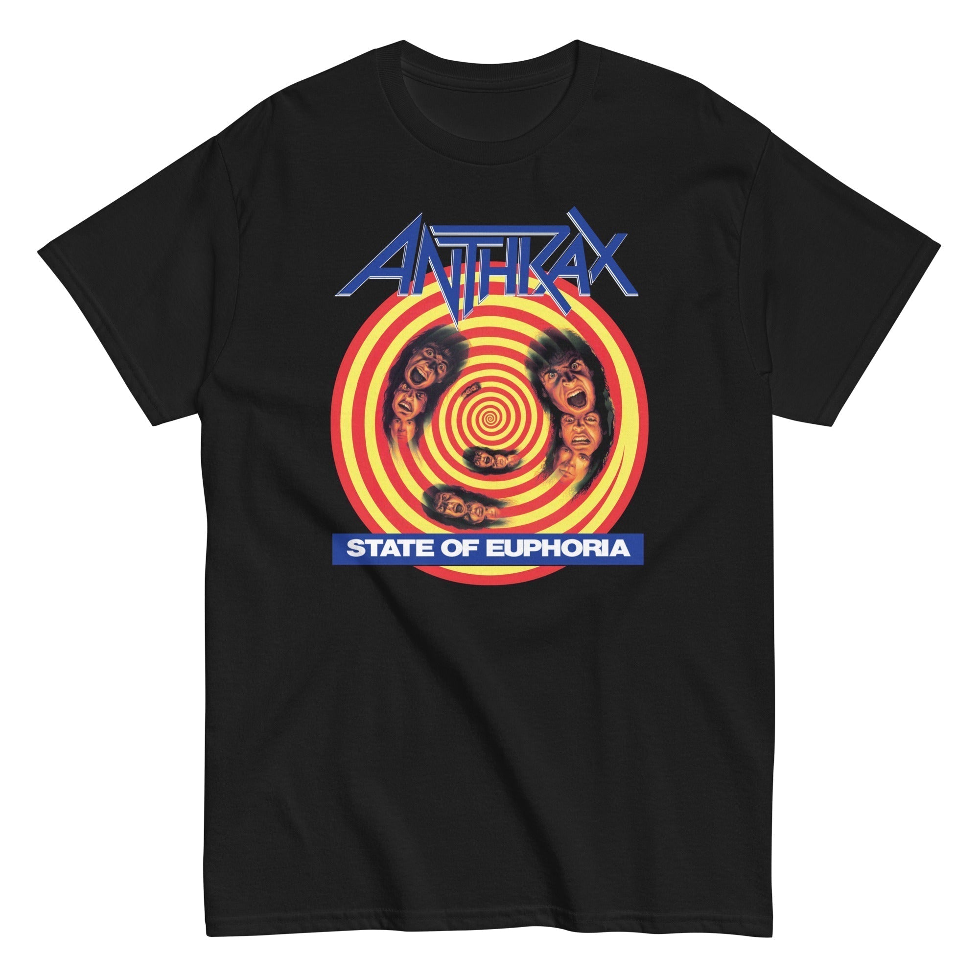 Anthrax State Of Euphoria Mens T Shirt Black Hoodie, Sweatshirt | CiraTrend.com
