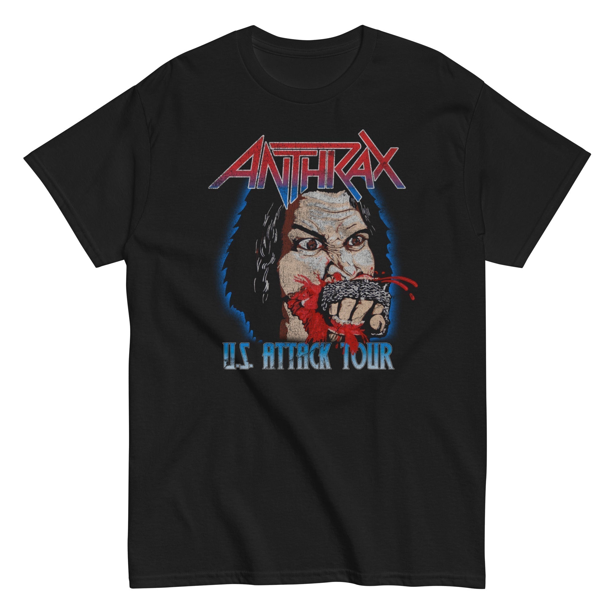 Anthrax US Attack Tour Mens T Shirt Black Hoodie, Sweatshirt | CiraTrend.com
