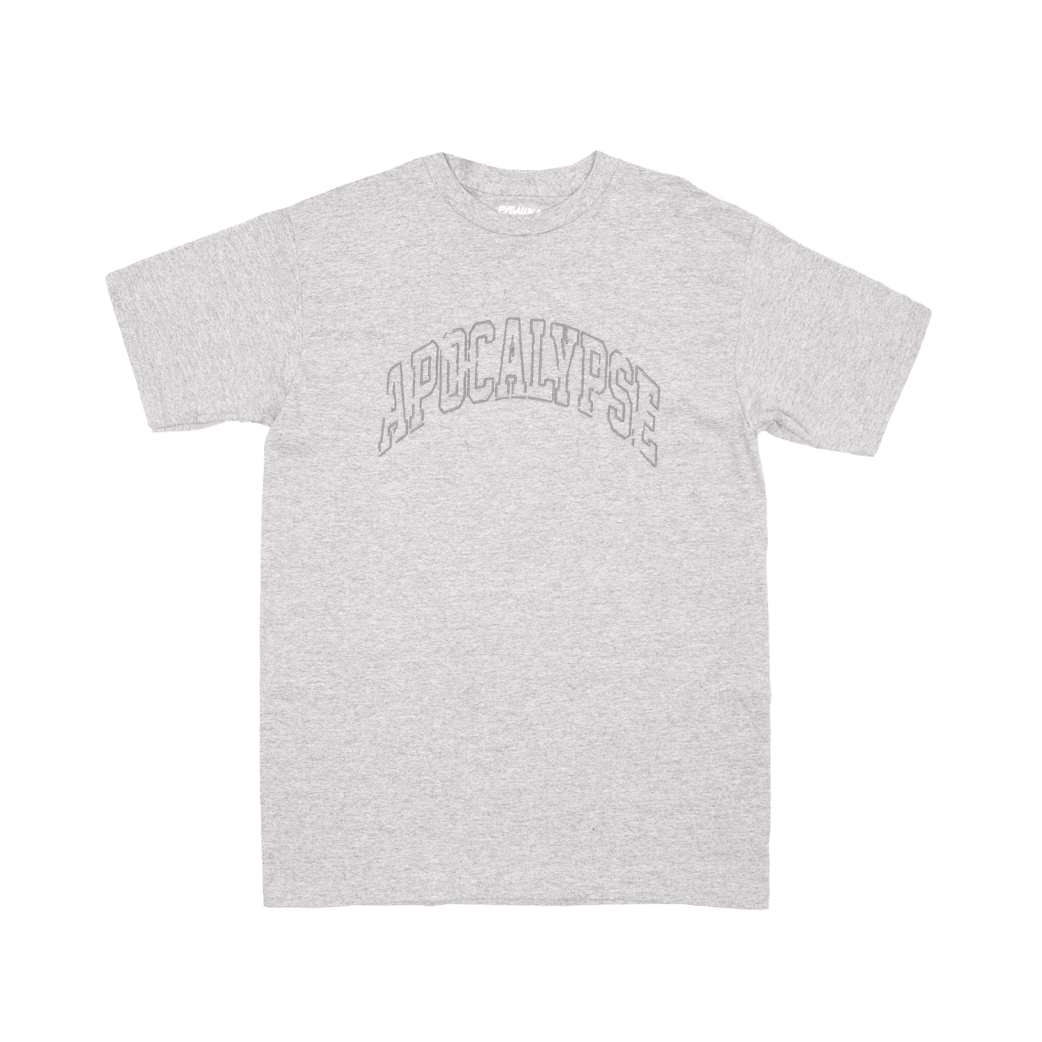 EMBROIDERED APOCALYPSE T-SHIRT ATHLETIC HEATHER GRAY Hoodie, Sweatshirt | CiraTrend.com (Image 1)