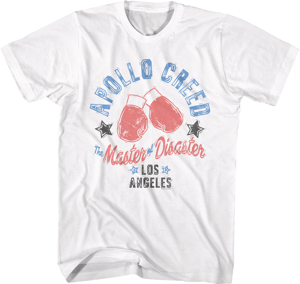 Apollo Creed Master of Disaster Rocky T-Shirt Hoodie, Sweatshirt | CiraTrend.com (Image 1)
