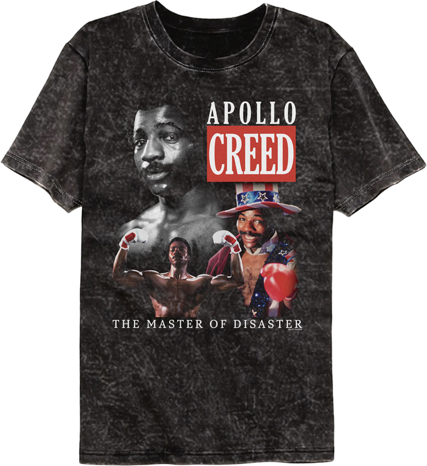 Apollo Creed The Master Of Disaster Mineral Wash T-Shirt Hoodie, Sweatshirt | CiraTrend.com (Image 1)