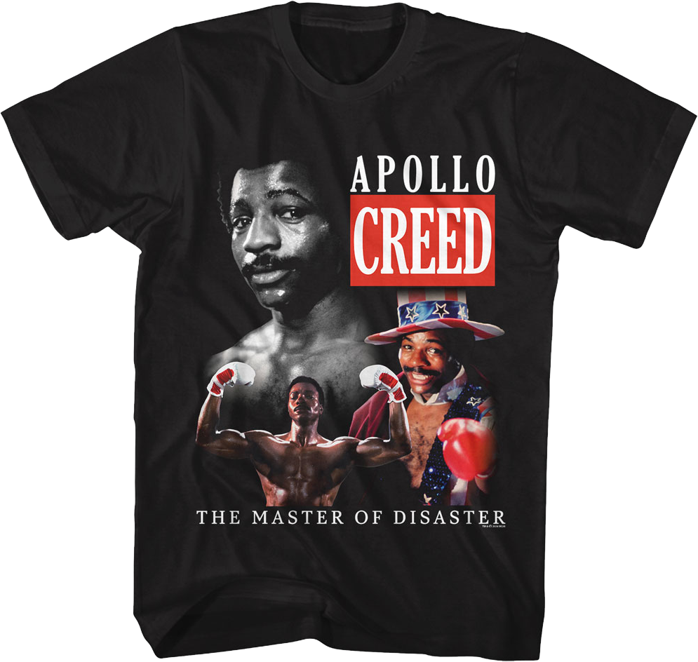 Apollo Creed The Master Of Disaster T-Shirt Hoodie, Sweatshirt | CiraTrend.com (Image 1)