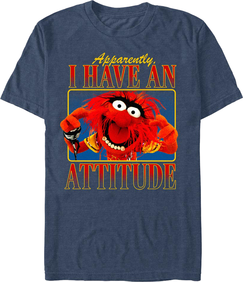 Apparently, I Have An Attitude Muppets T-Shirt Hoodie, Sweatshirt | CiraTrend.com (Image 1)