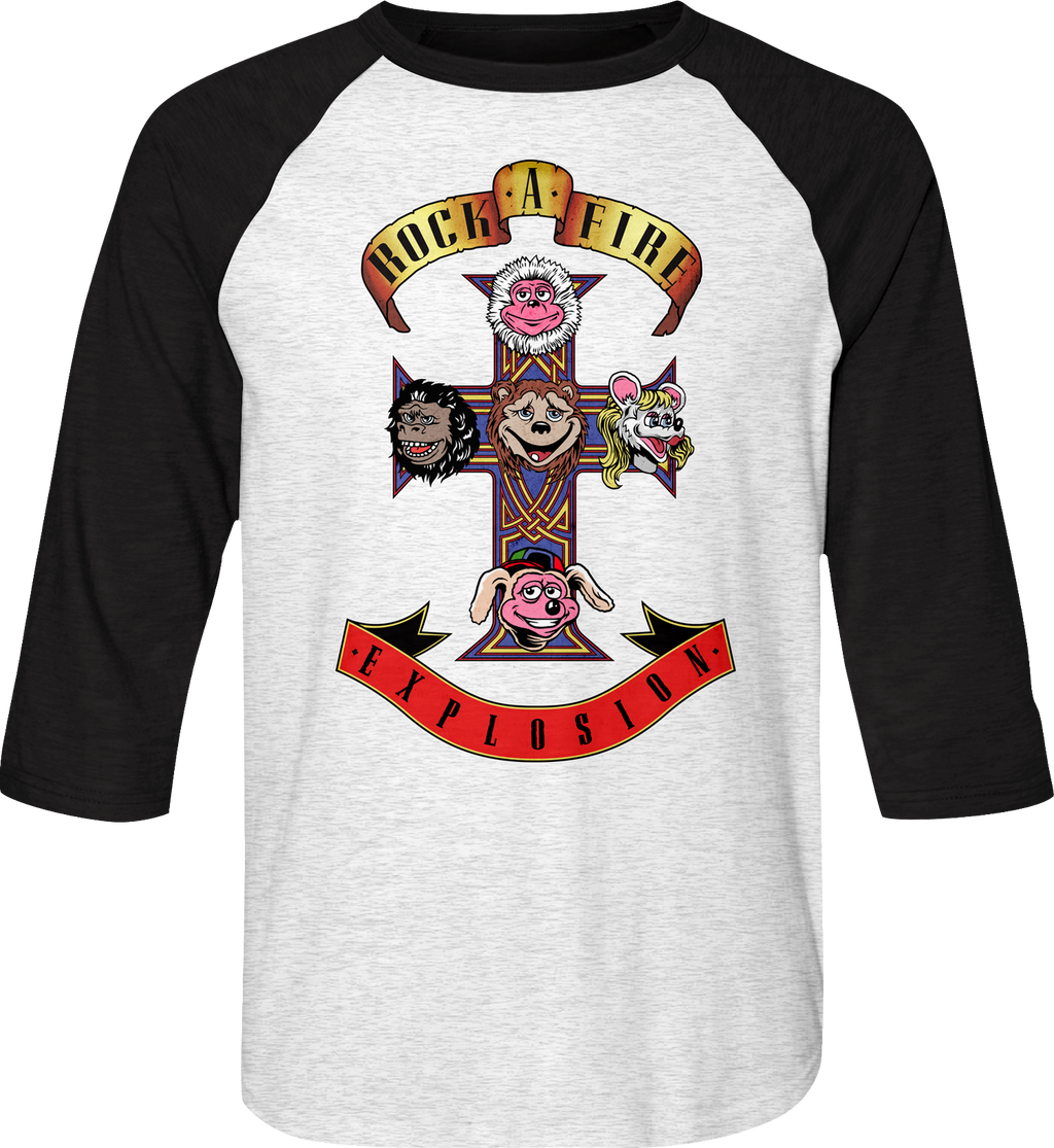 Appetite Rock-afire Explosion Raglan Baseball Shirt Hoodie, Sweatshirt | CiraTrend.com (Image 1)