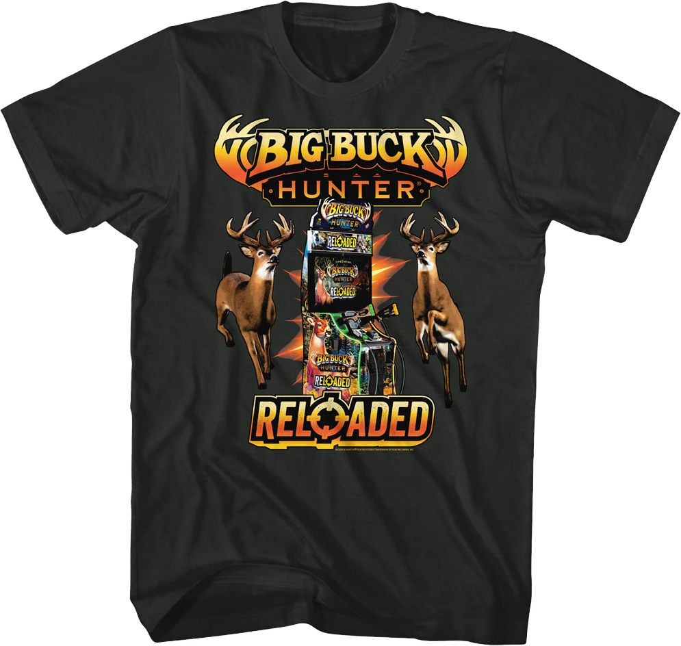 Arcade Cabinet Big Buck Hunter Reloaded T-Shirt Hoodie, Sweatshirt | CiraTrend.com (Image 1)
