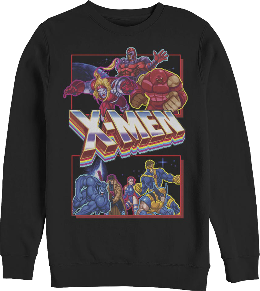 Arcade Fight X-Men Sweatshirt T-Shirts, Hoodie | CiraTrend.com (Image 1)