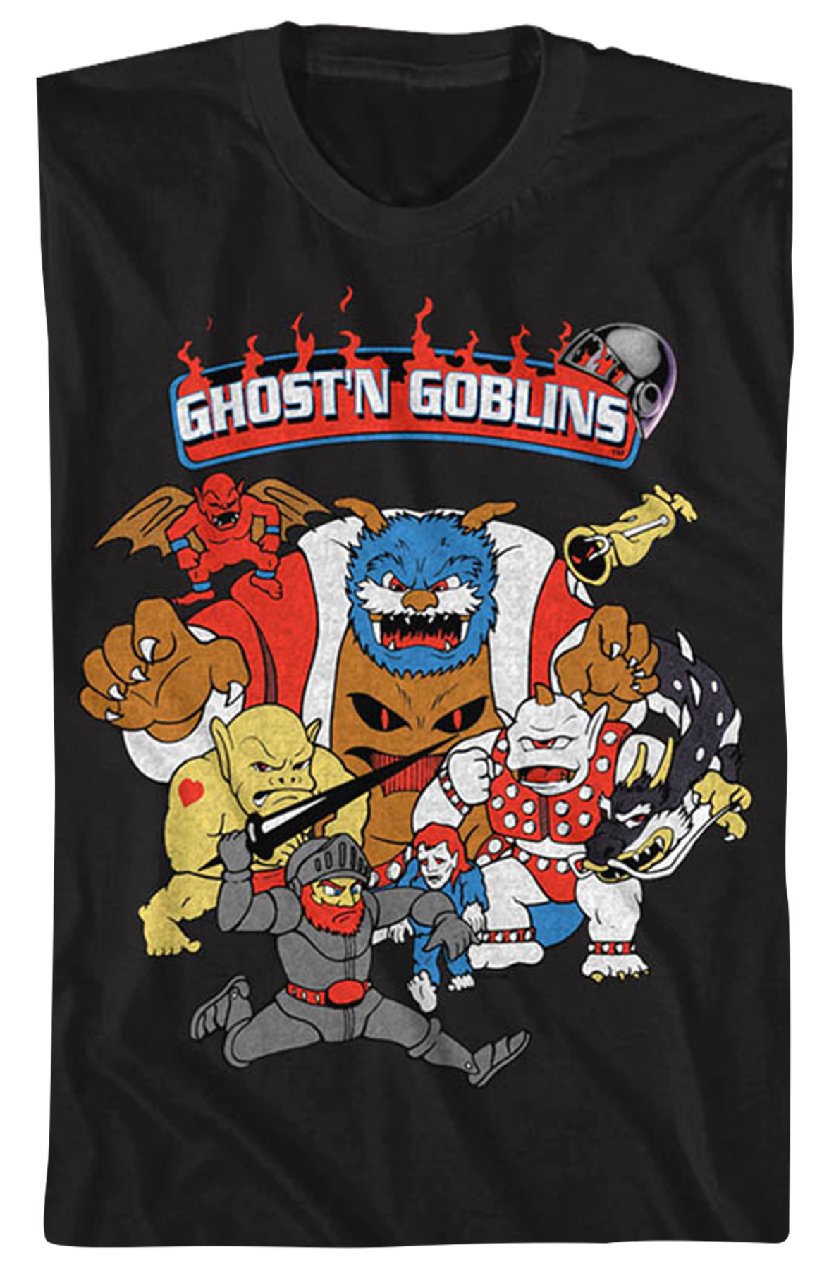 Arcade Flyer Ghosts 'N Goblins T-Shirt Hoodie, Sweatshirt | CiraTrend.com (Image 2)