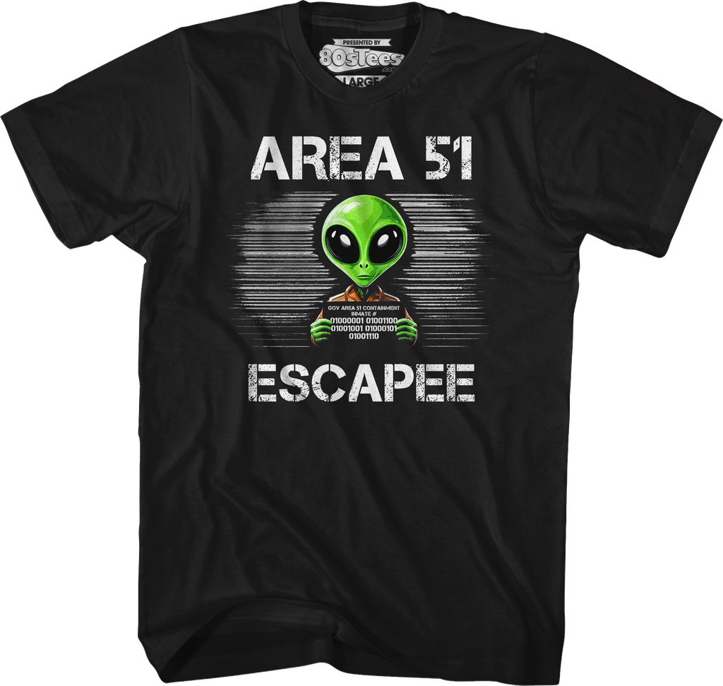 Area 51 Escapee T-Shirt Hoodie, Sweatshirt | CiraTrend.com (Image 1)