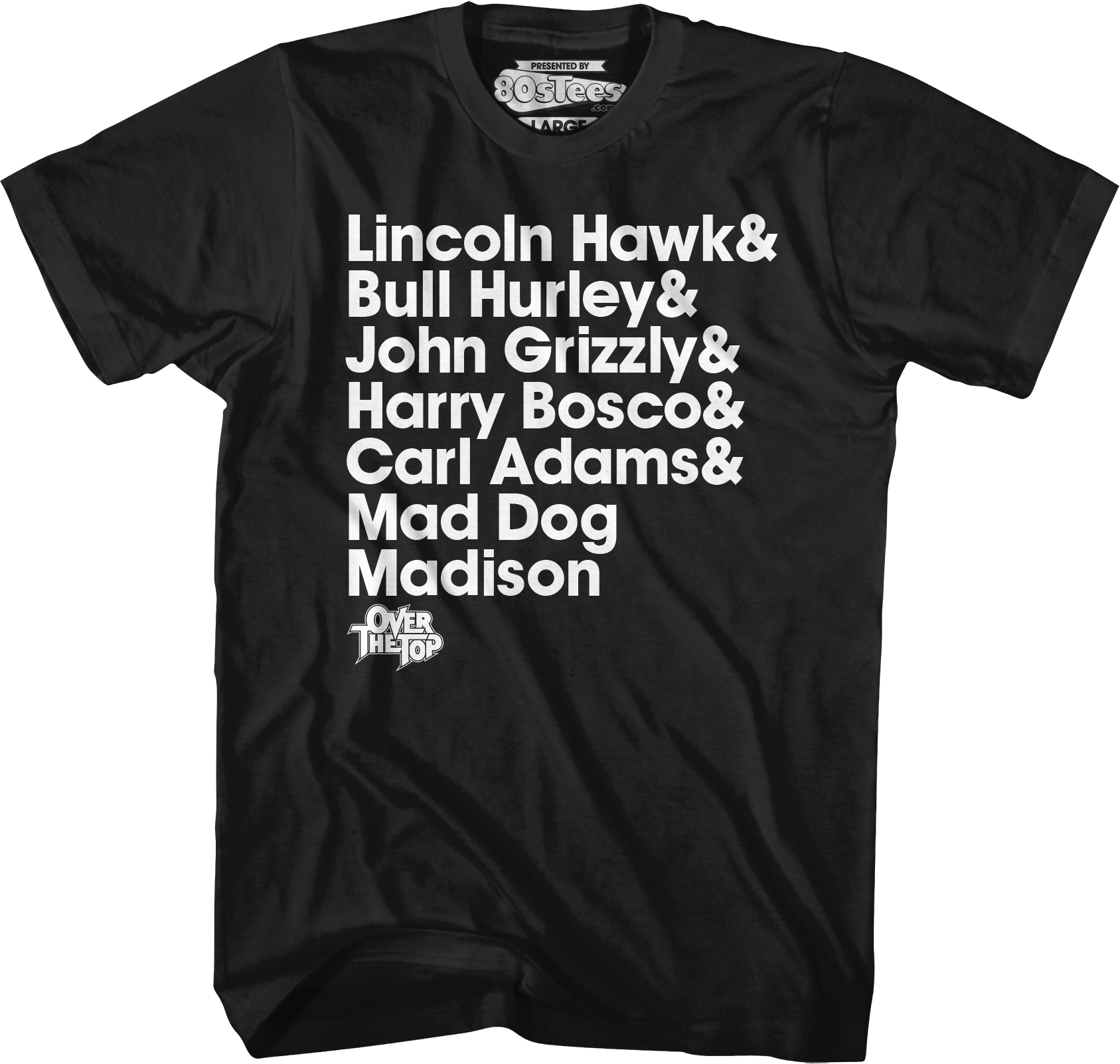 Arm Wrestler Names Over The Top T-Shirt Hoodie, Sweatshirt | CiraTrend.com (Image 1)
