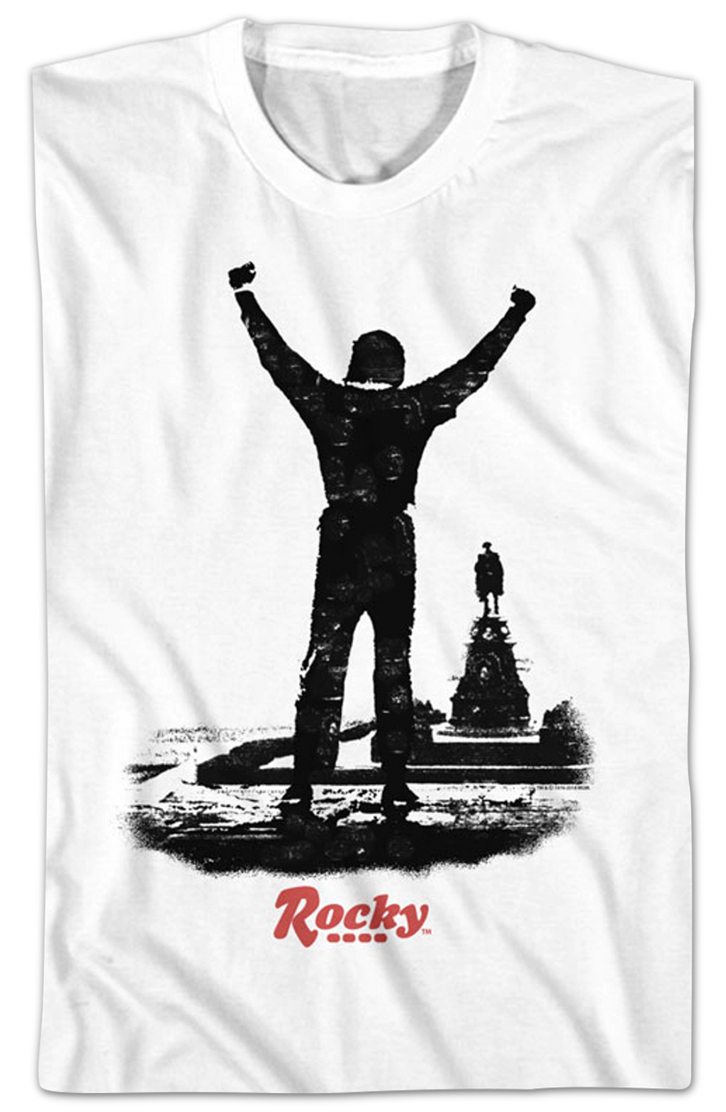Arms Raised Rocky T-Shirt Hoodie, Sweatshirt | CiraTrend.com (Image 2)