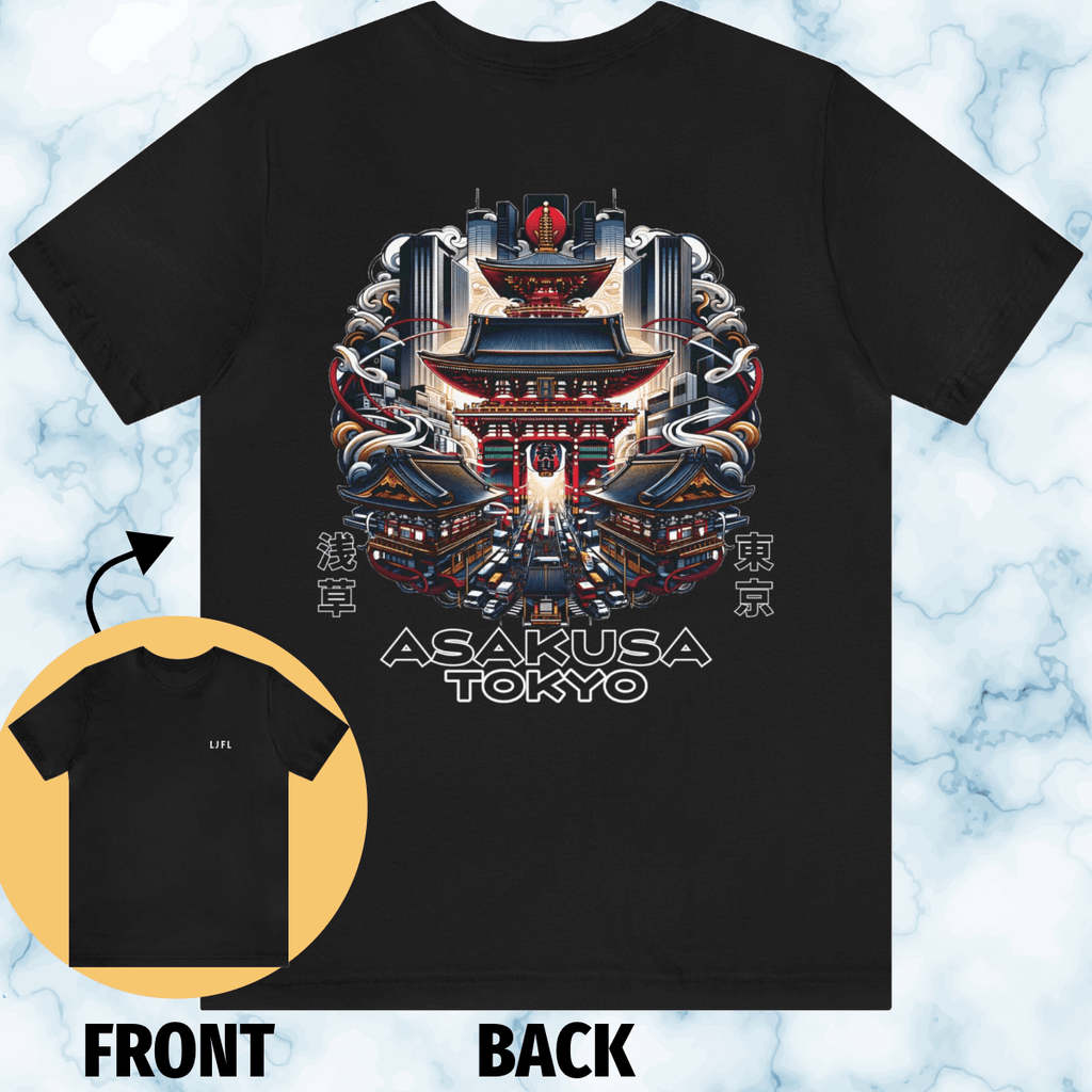 Beautiful Asakusa Unisex Tee (Back Print) Hoodie, Sweatshirt | CiraTrend.com (Image 1)