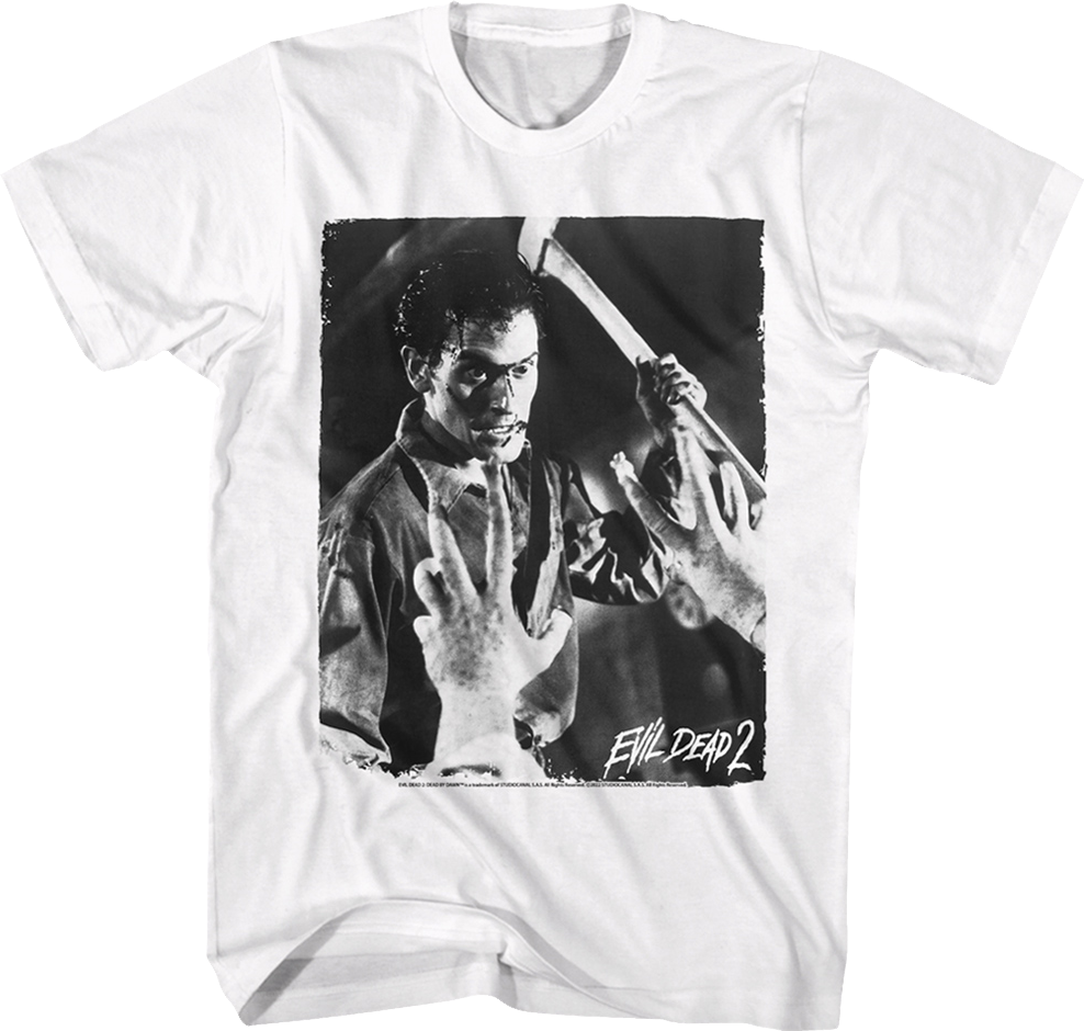 Ash's Axe Evil Dead T-Shirt Hoodie, Sweatshirt | CiraTrend.com (Image 1)